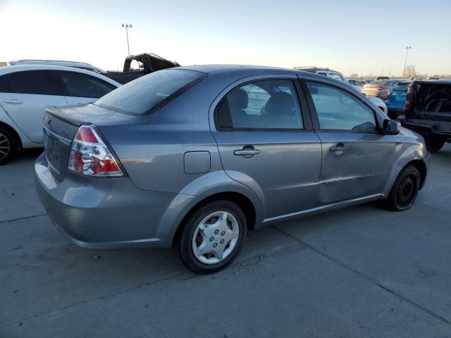 KL1TD5DE1AB116910 - 2010 CHEVROLET AVEO LS 灰色 照片 3