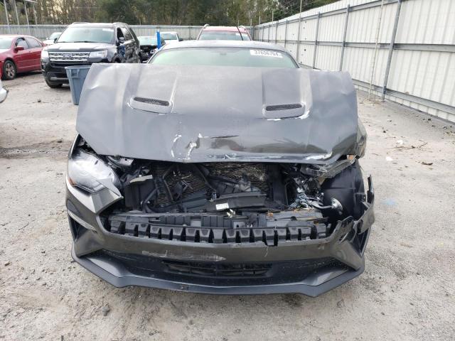 1FA6P8TH5K5132494 - 2019 FORD MUSTANG GRAY photo 5