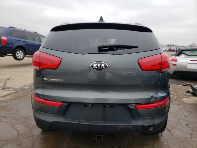 KNDPB3AC2E7640261 - 2014 KIA SPORTAGE BASE CHARCOAL photo 6