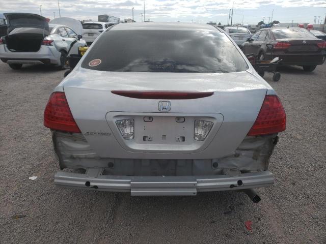 1HGCM56137A170552 - 2007 HONDA ACCORD VALUE SILVER photo 6