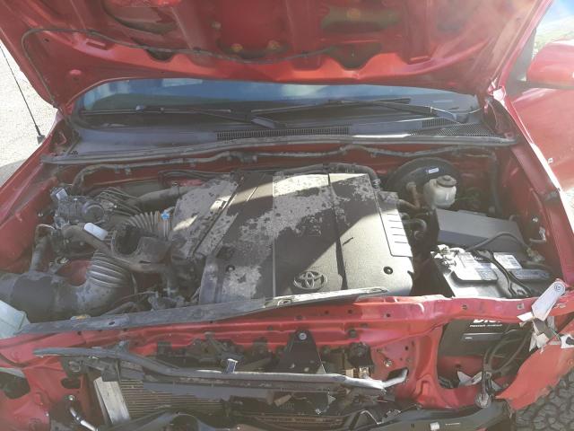 3TMJU4GN3FM191646 - 2015 TOYOTA TACOMA DOUBLE CAB PRERUNNER RED photo 11