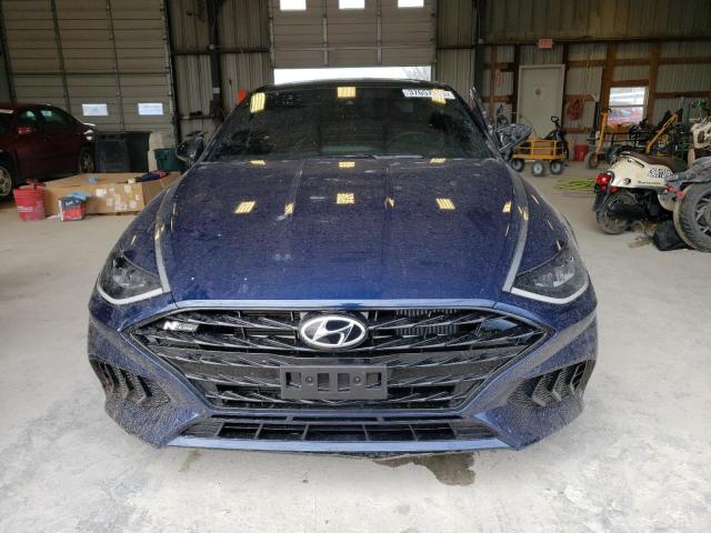 5NPEK4JCXMH124740 - 2021 HYUNDAI SONATA N LINE BLUE photo 5