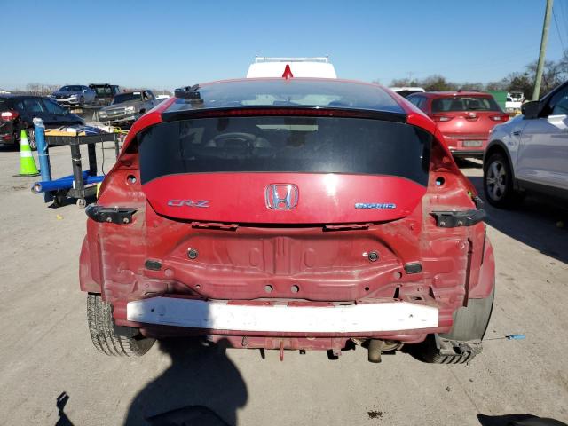 JHMZF1D47CS005101 - 2012 HONDA CR-Z RED photo 6