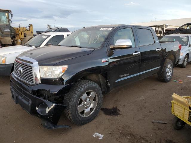 5TFHW5F17AX136326 - 2010 TOYOTA TUNDRA CREWMAX LIMITED BLACK photo 1