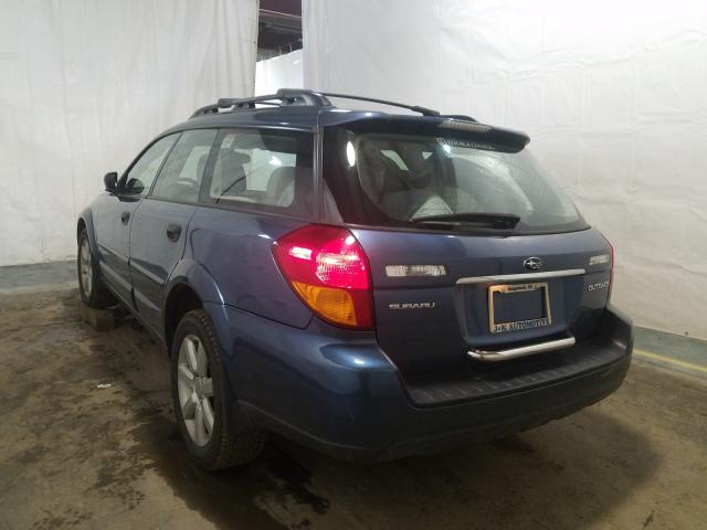 4S4BP61C367320408 - 2006 SUBARU LEGACY OUTBACK 2.5I  photo 3