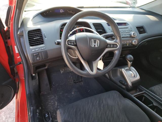 2HGFG12888H546052 - 2008 HONDA CIVIC EX RED photo 8