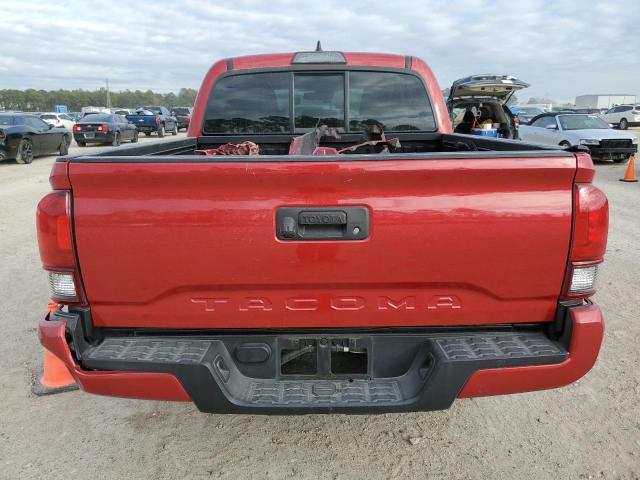 5TFAX5GN1JX106187 - 2018 TOYOTA TACOMA DOUBLE CAB RED photo 6