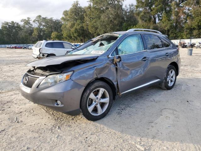 2T2BK1BA8CC134100 - 2012 LEXUS RX 350 GRAY photo 1