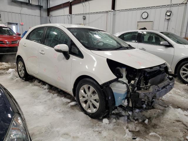 KNADN5A33D6159099 - 2013 KIA RIO EX WHITE photo 4