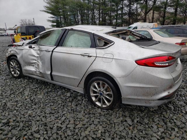 3FA6P0LU1HR286009 - 2017 FORD FUSION SE HYBRID SILVER photo 2