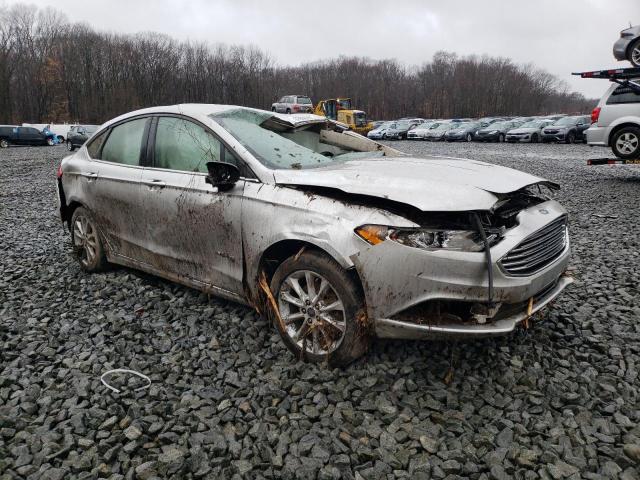 3FA6P0LU1HR286009 - 2017 FORD FUSION SE HYBRID SILVER photo 4