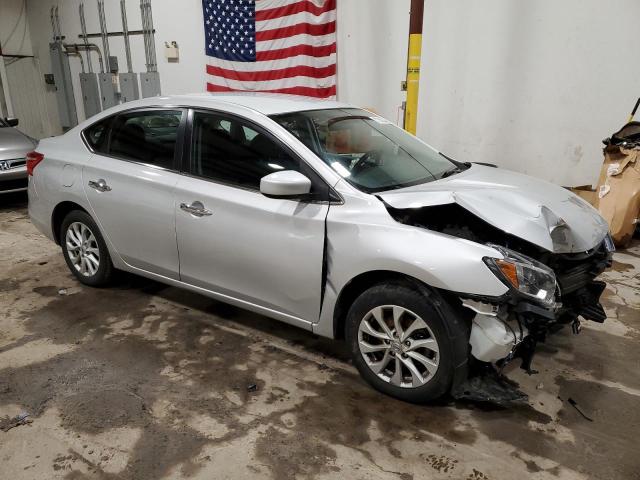 3N1AB7AP6JL621253 - 2018 NISSAN SENTRA S SILVER photo 4