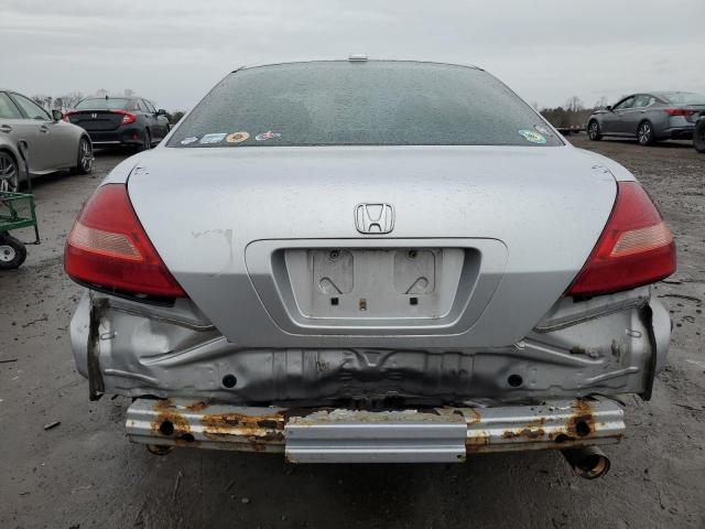 1HGCM82635A003737 - 2005 HONDA ACCORD EX SILVER photo 6