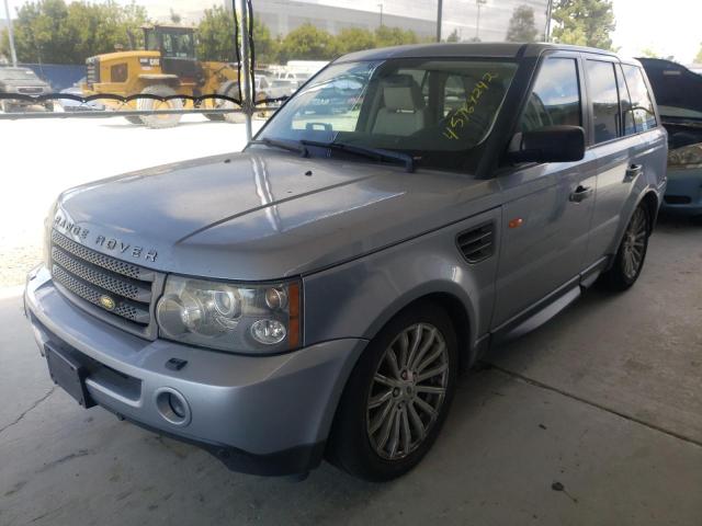SALSK25448A182648 - 2008 LAND ROVER RANGE ROVE HSE BLUE photo 2