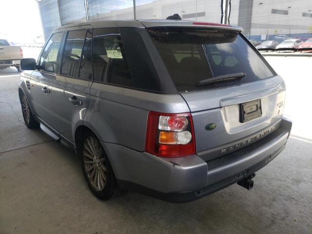 SALSK25448A182648 - 2008 LAND ROVER RANGE ROVE HSE BLUE photo 3