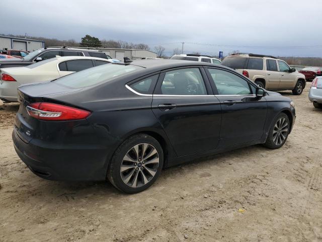 3FA6P0T92KR237873 - 2019 FORD FUSION SE BLACK photo 3