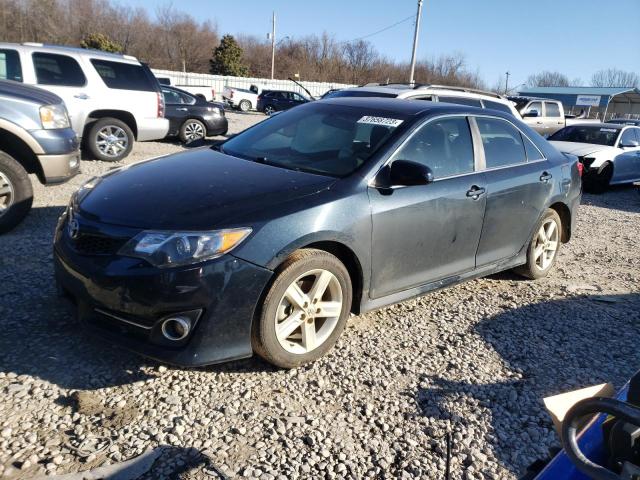 4T1BF1FK2CU117111 - 2012 TOYOTA CAMRY 4D 2 BASE BLUE photo 1