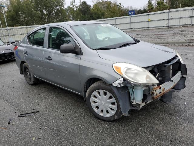 3N1CN7AP3EL852052 - 2014 NISSAN VERSA S GRAY photo 4