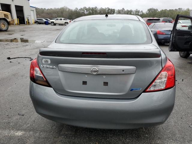 3N1CN7AP3EL852052 - 2014 NISSAN VERSA S GRAY photo 6