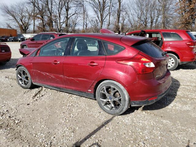 1FADP3K27EL132844 - 2014 FORD FOCUS SE RED photo 2