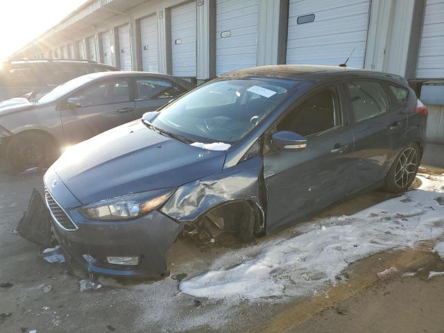 1FADP3M2XJL301505 - 2018 FORD FOCUS SEL BLUE photo 1