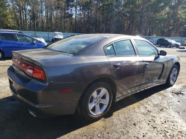 2C3CDXBGXEH259123 - 2014 DODGE CHARGER SE GRAY photo 3