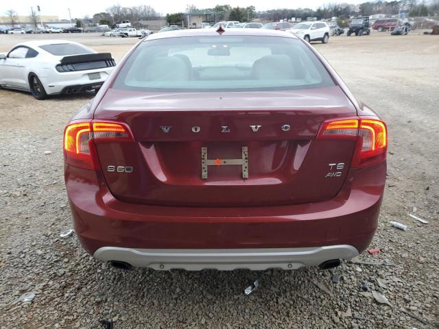 YV1902FH7B2014852 - 2011 VOLVO S60 T6 MAROON photo 6