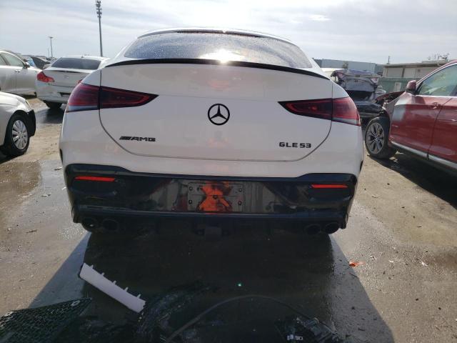 4JGFD6BB4NA825276 - 2022 MERCEDES-BENZ GLE COUPE AMG 53 4MATIC WHITE photo 6