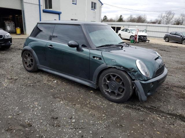 WMWRE33423TD72676 - 2003 MINI COOPER S GREEN photo 4