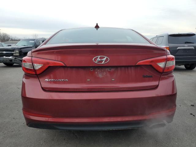 5NPE24AF1GH312870 - 2016 HYUNDAI SONATA SE RED photo 6