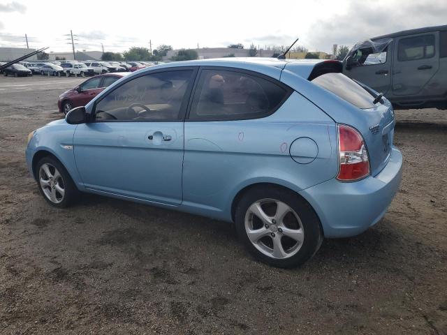 KMHCN36C47U009915 - 2007 HYUNDAI ACCENT SE BLUE photo 2