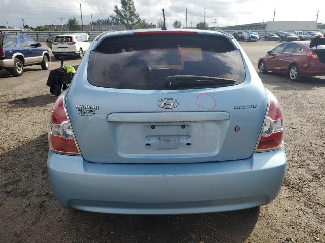 KMHCN36C47U009915 - 2007 HYUNDAI ACCENT SE BLUE photo 6