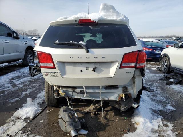 3C4PDDEG3JT389141 - 2018 DODGE JOURNEY GT WHITE photo 6