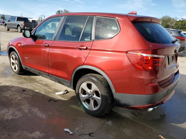 5UXWX5C5XBLW14015 - 2011 BMW X3 XDRIVE28I RED photo 2