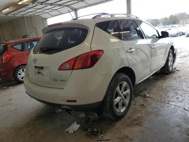 JN8AZ18W79W204785 - 2009 NISSAN MURANO S WHITE photo 3