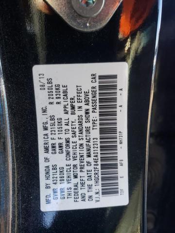 1HGCR2F84EA012313 - 2014 HONDA ACCORD EXL BLACK photo 12