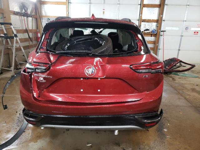 LRBAZLR40ND109591 - 2022 BUICK ENVISION PREFERRED BURGUNDY photo 6