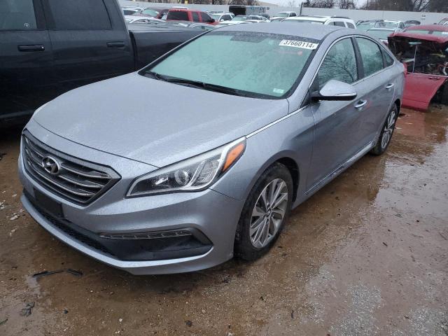 5NPE34AF4FH258461 - 2015 HYUNDAI SONATA SPORT SILVER photo 1