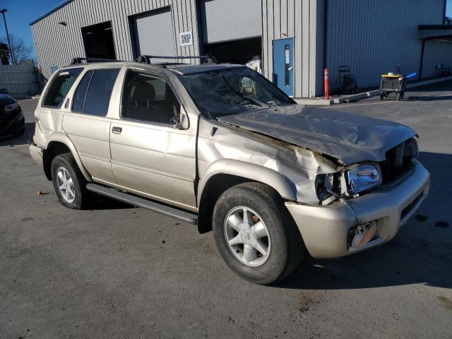 JN8DR09XX1W564832 - 2001 NISSAN PATHFINDER LE BEIGE photo 4