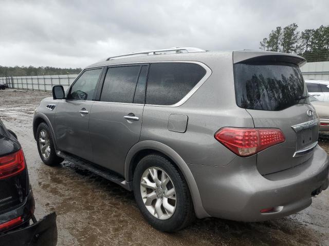 JN8AZ2NF9B9501748 - 2011 INFINITI QX56 GRAY photo 2