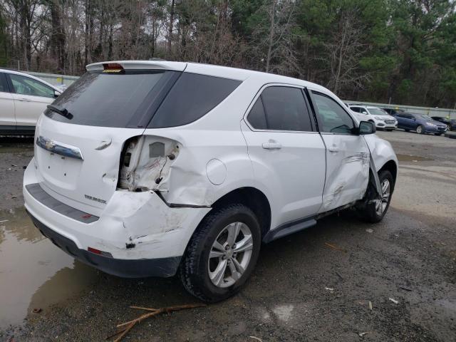 2GNALAEK8F6436582 - 2015 CHEVROLET EQUINOX LS WHITE photo 3