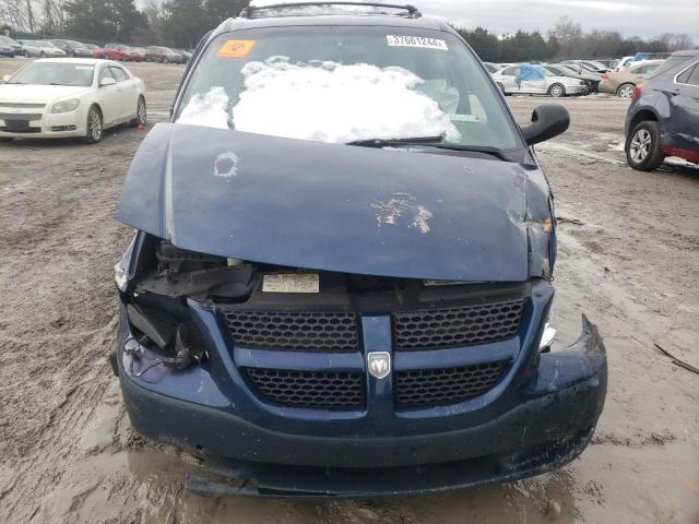 1B8GP25322B528182 - 2002 DODGE CARAVAN SE BLUE photo 5