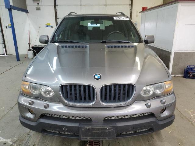 5UXFA13584LU36215 - 2004 BMW X5 3.0I GRAY photo 5