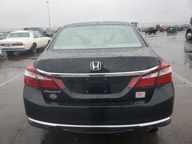 1HGCR2F38HA225662 - 2017 HONDA ACCORD LX BLACK photo 6