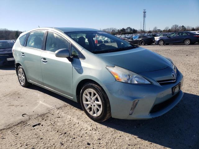 JTDZN3EU0E3314100 - 2014 TOYOTA PRIUS V TURQUOISE photo 4