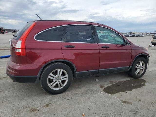 5J6RE4H57AL010504 - 2010 HONDA CR-V EX BURGUNDY photo 3