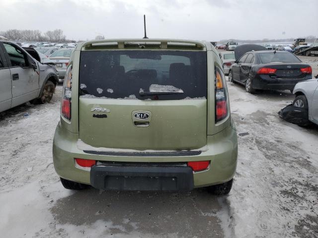 KNDJT2A21A7125105 - 2010 KIA SOUL + GREEN photo 6