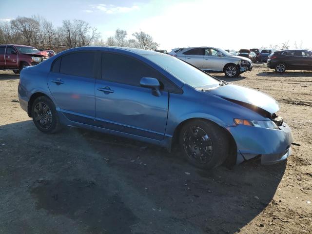 1HGFA16588L078327 - 2008 HONDA CIVIC LX BLUE photo 4