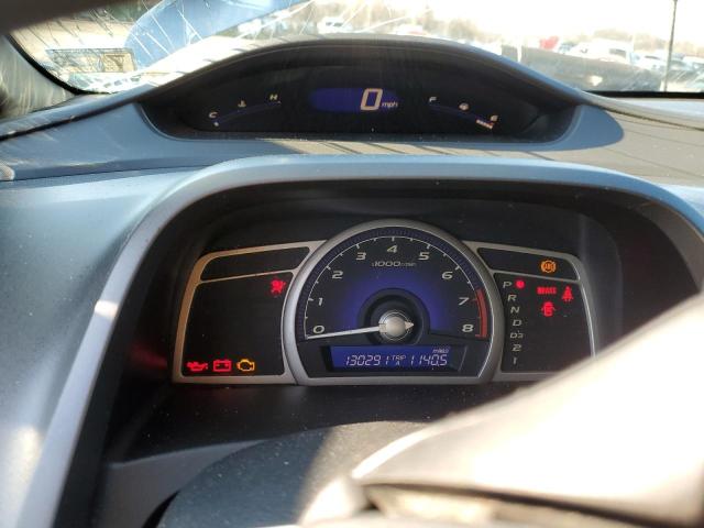 1HGFA16588L078327 - 2008 HONDA CIVIC LX BLUE photo 9