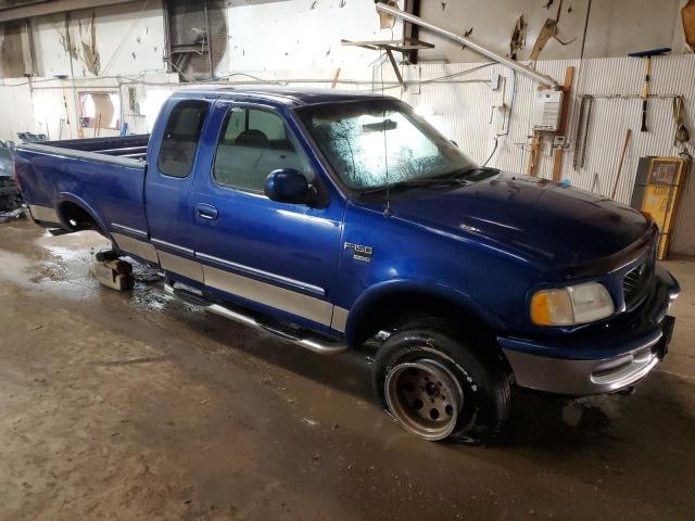 1FTZX18WXWKB56223 - 1998 FORD F150 BLUE photo 4
